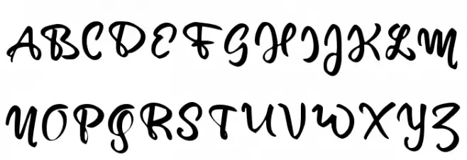 Dipun Signature Schriftart Groß