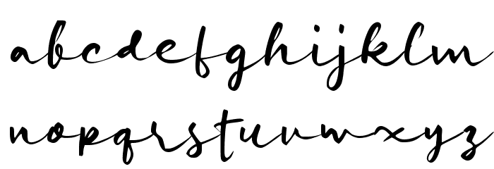 Dipun Signature Font LOWERCASE