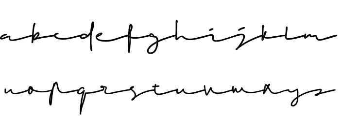 Dirandra Font LOWERCASE