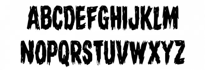 Dire Wolf Condensed Шрифта ВЕРХНИЙ