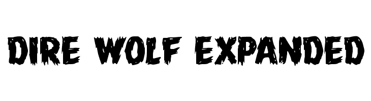Dire Wolf Expanded Font