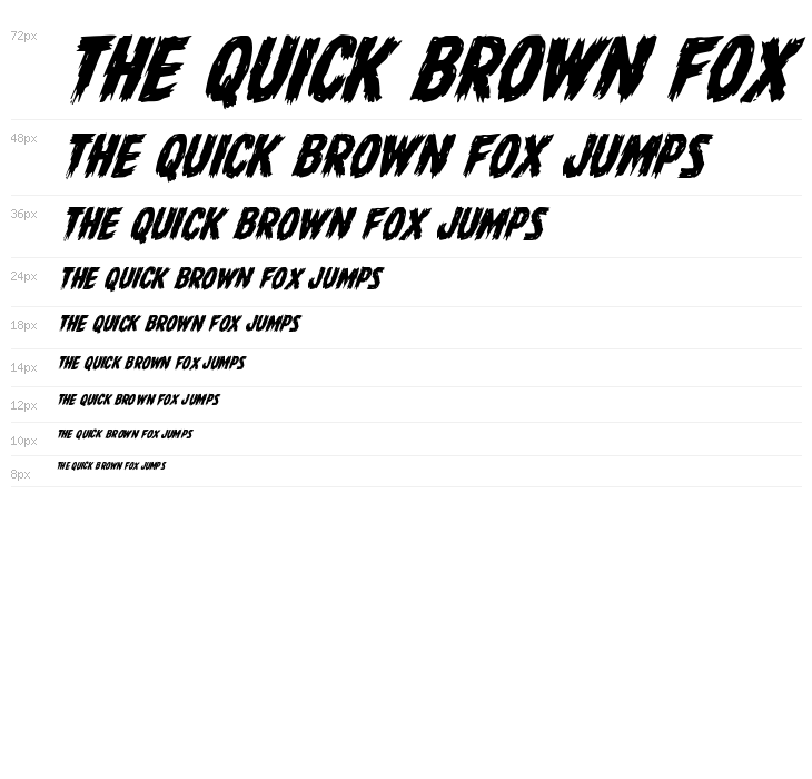 Dire Wolf Italic Waterfall