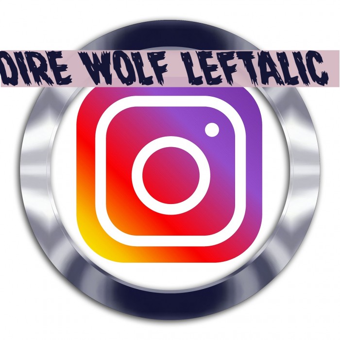 Dire Wolf Leftalic Font examples