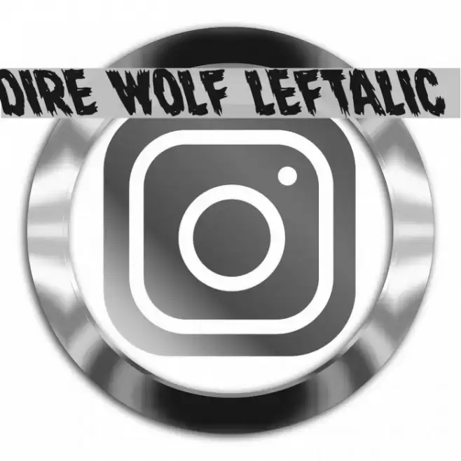 Dire Wolf Leftalic Font examples