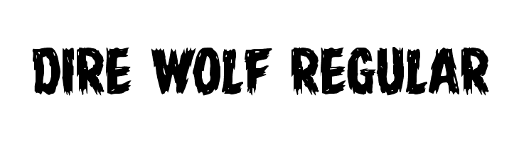 Dire Wolf Regular Font