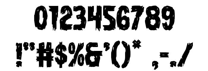 Dire Wolf Regular Font OTHER CHARS