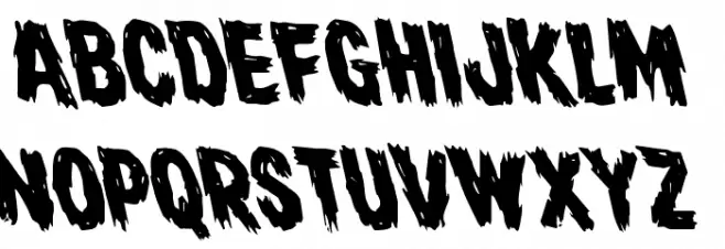 Dire Wolf Rotaleft Шрифта ВЕРХНИЙ