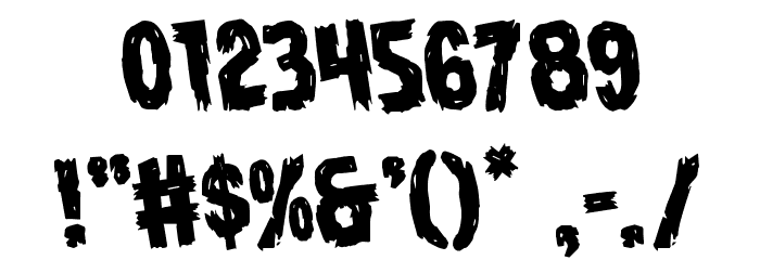 Dire Wolf Rotate Regular Font OTHER CHARS