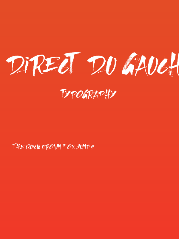 Direct du Gauche Poster