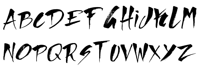 Direct du Gauche Font LOWERCASE