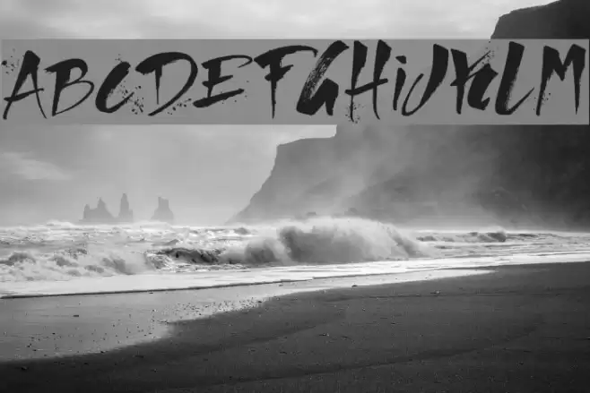 Direct du Gauche Font examples