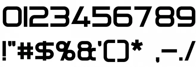 Directive Four Bold Font OTHER CHARS