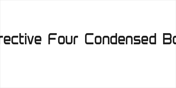 Directive Four Condensed Bold Logo
