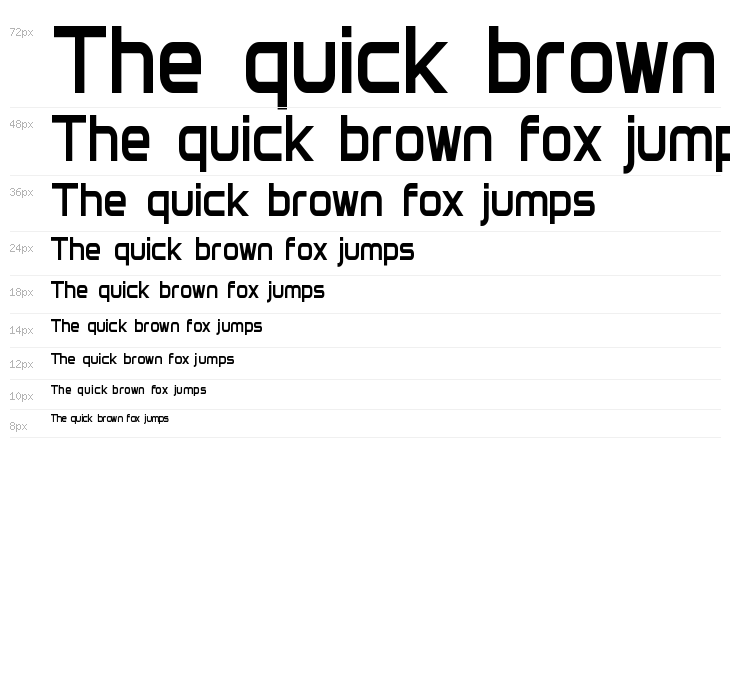 Directive Four Condensed Bold Waterfall