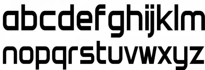 Directive Four Condensed Bold Polices MINUSCULES