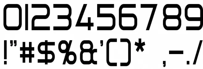 Directive Four Condensed Font OTHER CHARS
