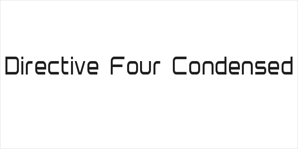 Directive Four Condensed Logo