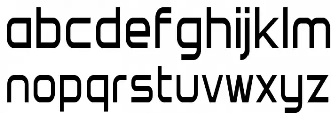 Directive Four Condensed Caratteri MINUSCOLO