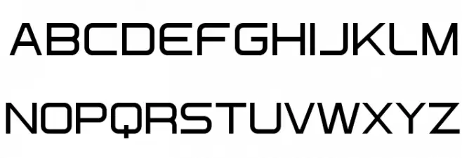 Directive Four Schriftart Groß