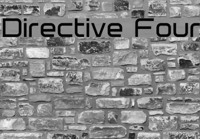 Directive Four フォント examples