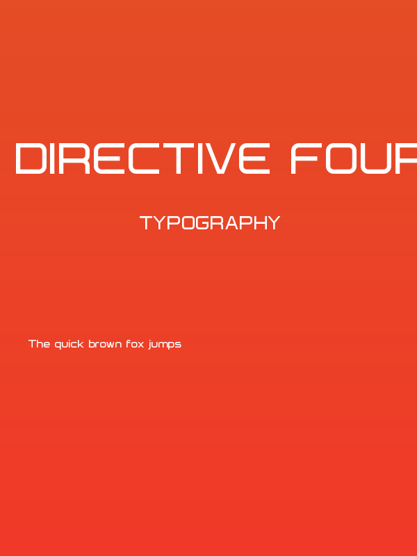Directive Four Poster