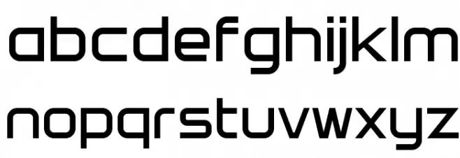 Directive Four フォント 小文字