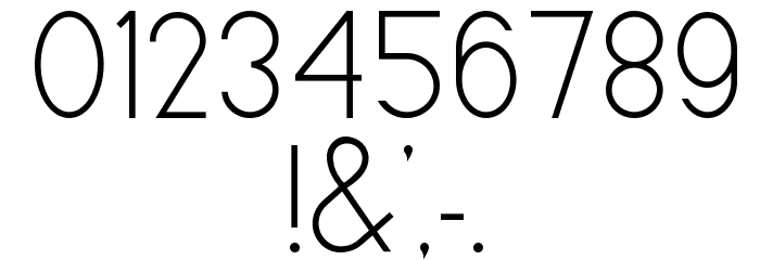 DirectoryRegular Font OTHER CHARS