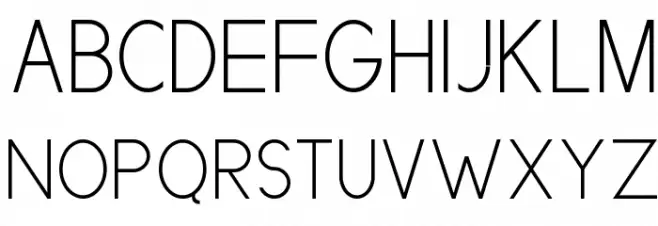 DirectoryRegular フォント 大文字