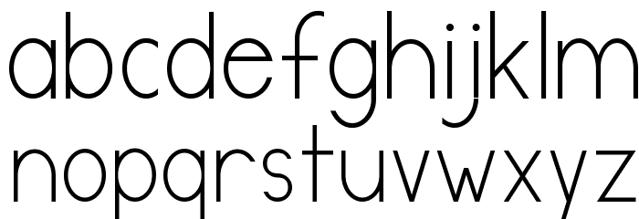 DirectoryRegular Font LOWERCASE