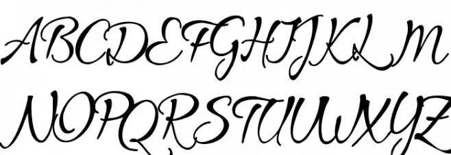 Direkt Stencil 字体 大写
