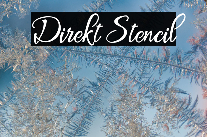 Direkt Stencil Example 1