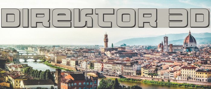 Direktor 3D Font examples