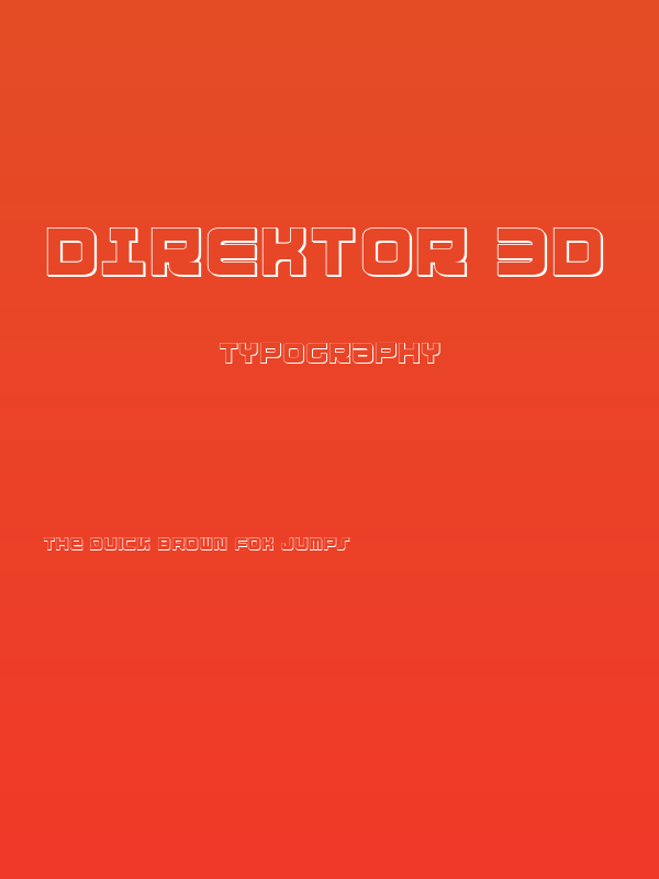 Direktor 3D Poster