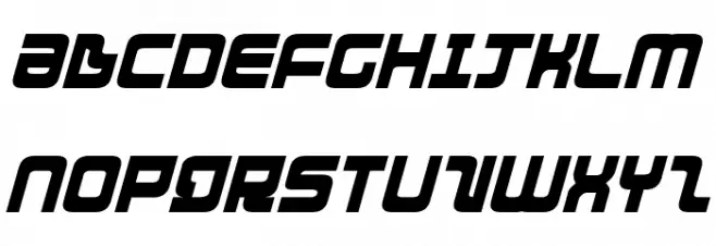 Direktor Condensed Italic Schriftart Groß