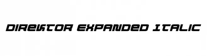 Direktor Expanded Italic  Fuentes Gratis Descargar