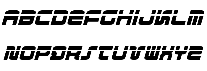 Direktor Laser Italic Font LOWERCASE