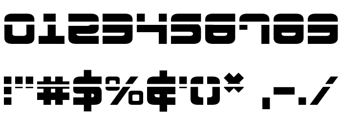 Direktor Laser Font OTHER CHARS