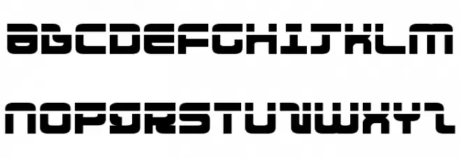 Direktor Laser 字体 大写