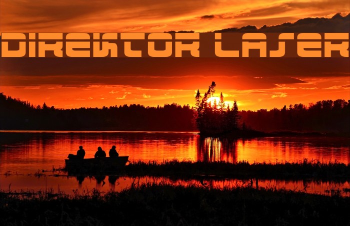 Direktor Laser Font examples