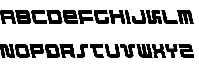 Direktor Leftalic Font LOWERCASE