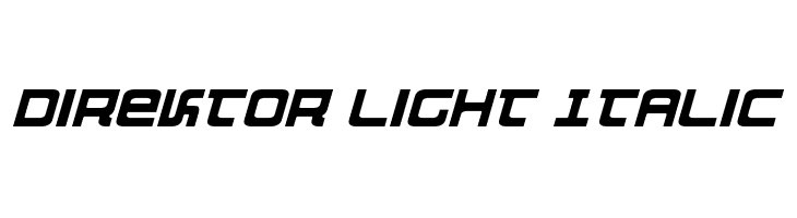 Direktor Light Italic  font caratteri gratis