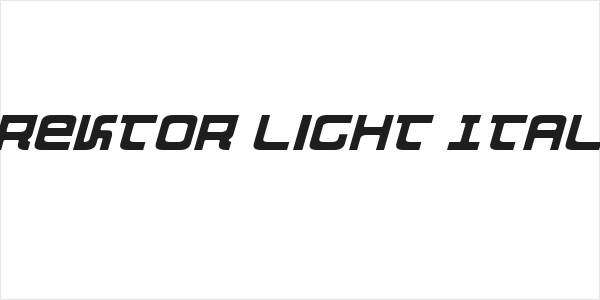 Direktor Light Italic Logo