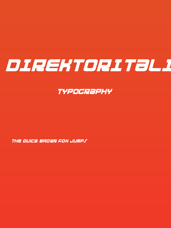 DirektorItalic Poster