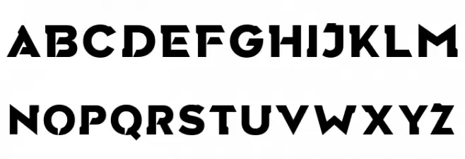 Dirga Extra Bold Schriftart Groß