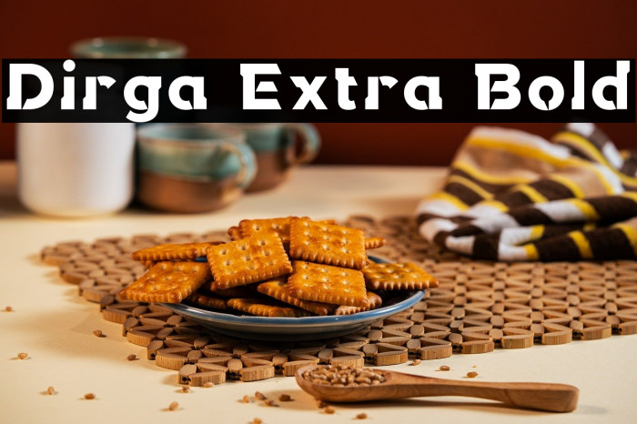 Dirga Extra Bold Example 3