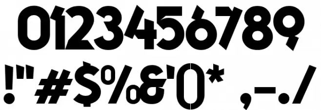 Dirgahayu Font OTHER CHARS