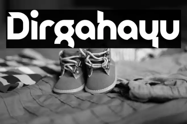 Dirgahayu Font examples