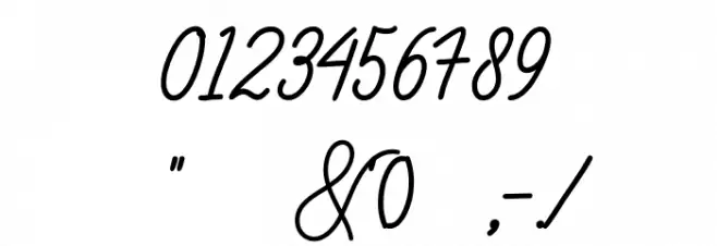 Dirgantara-Regular Font OTHER CHARS