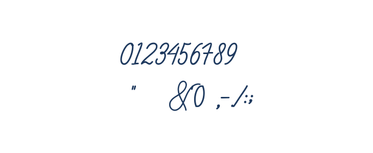 Dirgantara-Regular Other Characters