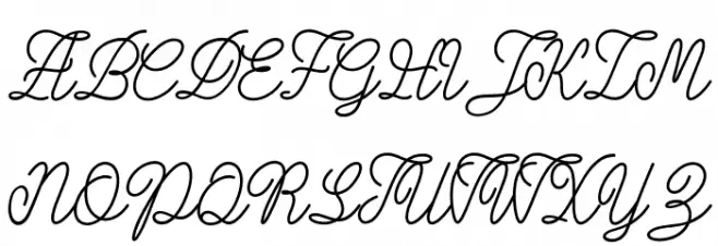 Dirgantara-Regular Schriftart Groß